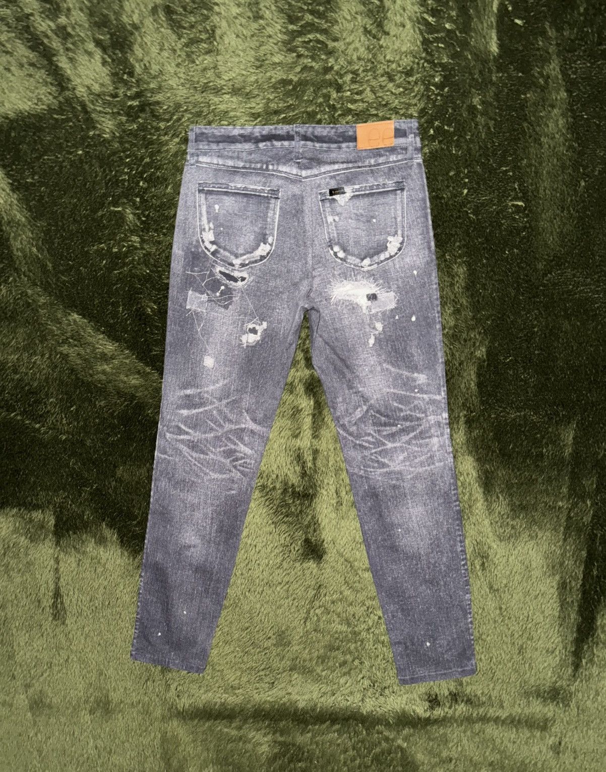 Lee [M] Lee MADE IN JAPAN Repair-Print Cotton Pants gray Size US 30 / EU 46 - 8 Thumbnail