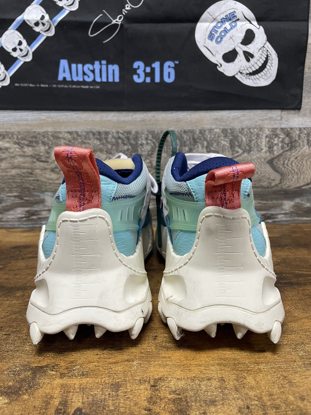 Off-White Off-White ODSY-1000 Blue Multi Color Sneakers Size 41/US8 Size US 8 / EU 41 - 6 Thumbnail