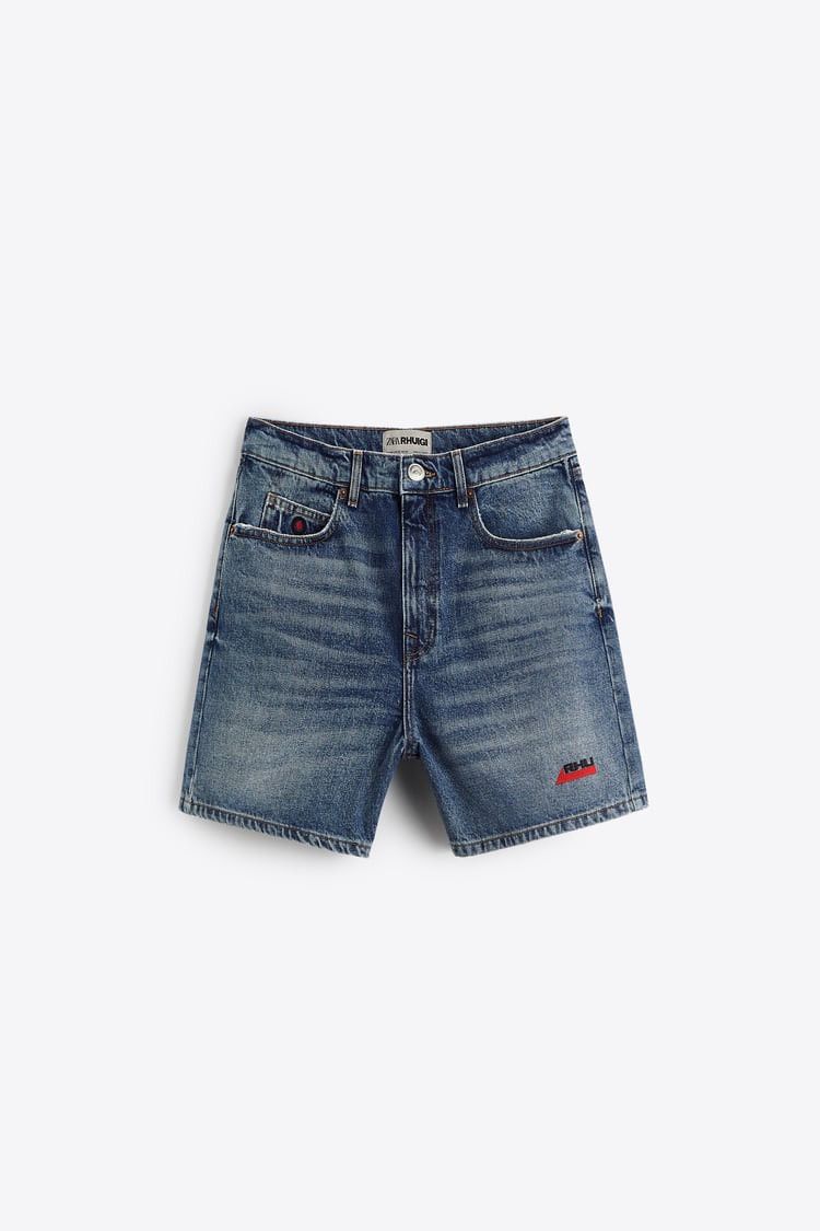 Rhude × Zara RHUDE x Zara NEW Denim Shorts logo size 34 Size US 34 / EU 50 - 10 Thumbnail