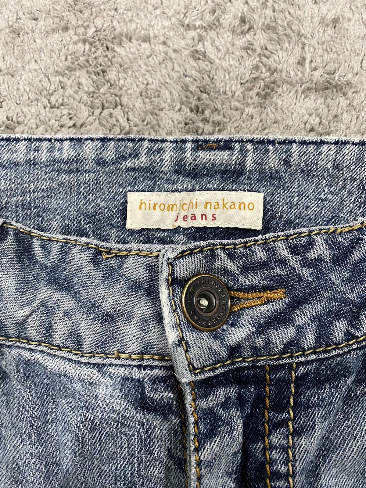 Japanese Brand Hiromichi Nakano Flared Jeans Denim Size US 30 / EU 46 - 11 Thumbnail