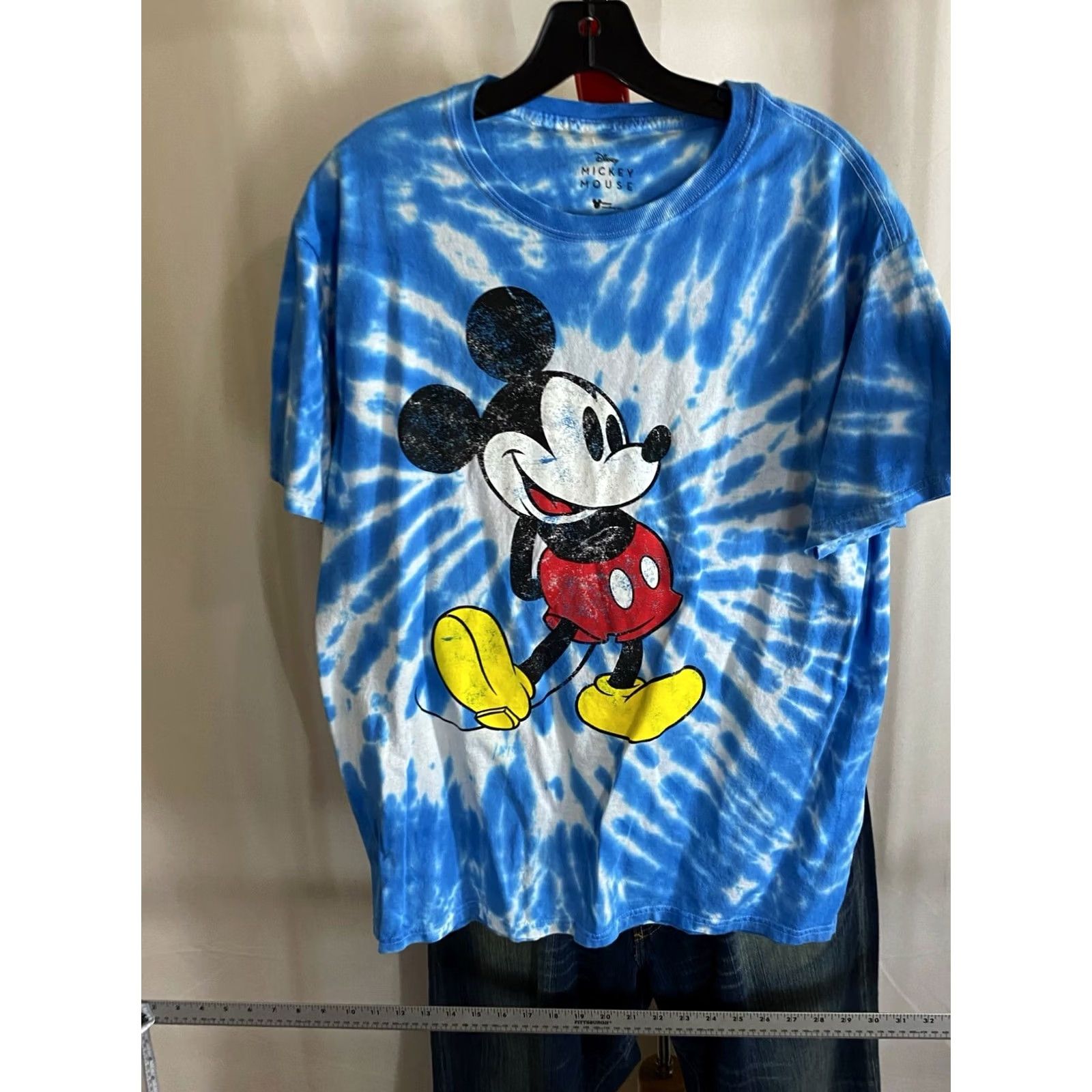 Disney Disney Mickey Mouse TEE Shirt Blue Tie Dye Medium M - Men’s T-Shirt Variety Shirt Size US M / EU 48-50 / 2 - 4 Thumbnail