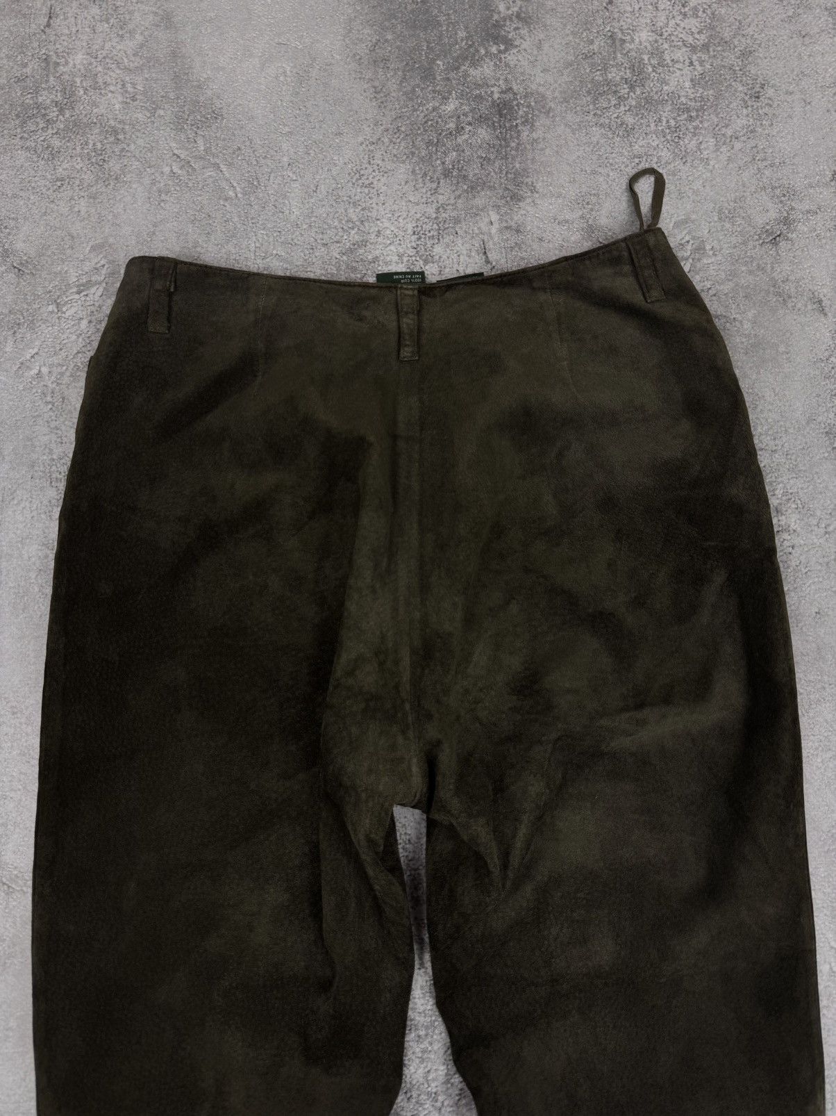 Ralph Lauren Lauren Ralph Lauren Women Suede Pants Khaki Vintage Size M Size 32" / US 10 / IT 46 - 2 Thumbnail