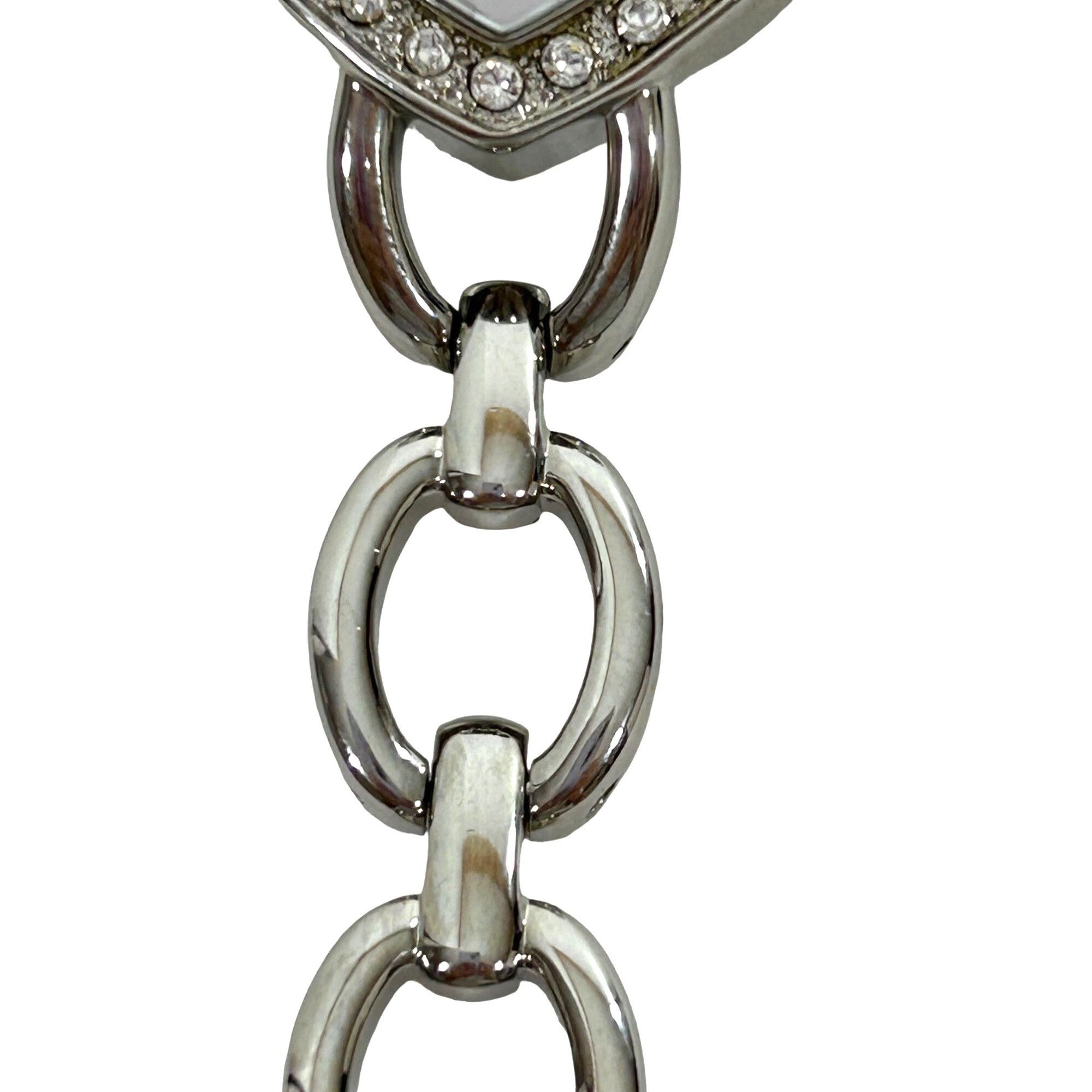 Fossil × Jennifer Lopez Jennifer Lopez Heart Wristwatch Vtg Lock Key Charms White Mo Size ONE SIZE - 8 Thumbnail
