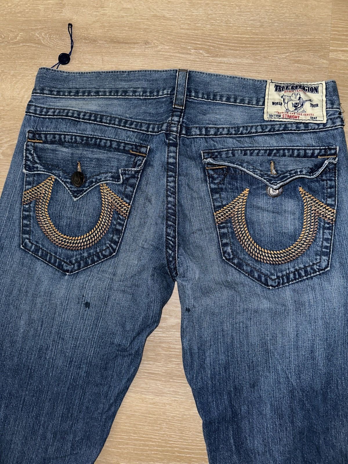 True Religion Vintage True Religion Straight Leg Denim Jeans Size 38 Size US 38 / EU 54 - 4 Thumbnail