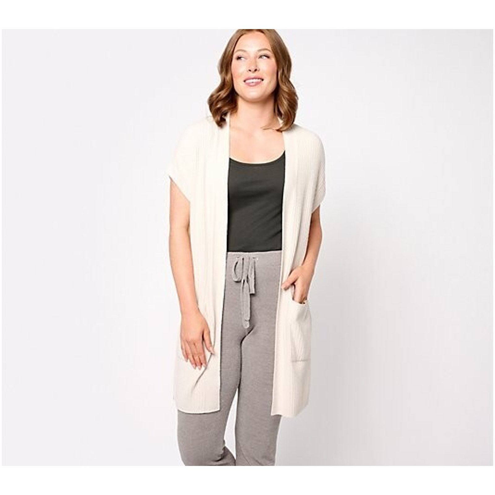 & Other Stories Barefoot Dreams CozyChic Ultra Lite Ribbed Vest M A612225 Size M / US 6-8 / IT 42-44 - 1 Preview