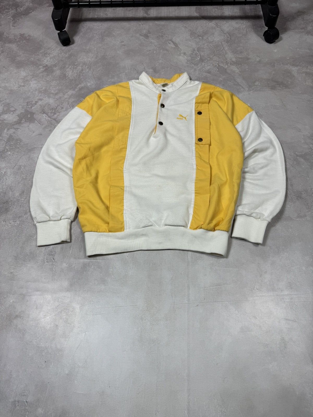 Puma Vintage 90s Puma Long Sleeve Pullover Made in Italy Size US S / EU 44-46 / 1 - 2 Thumbnail