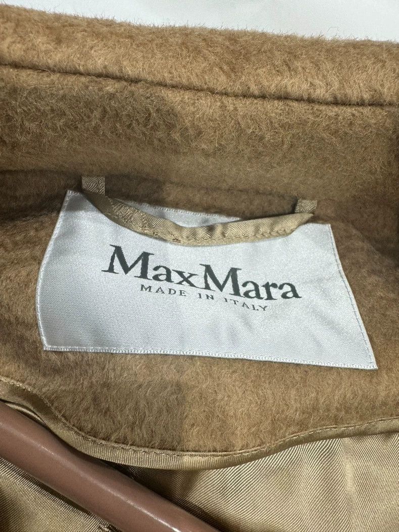 Max Mara Max Mara Camel Velvet Strappy Long Coat Camel Size S / US 4 / IT 40 - 7 Thumbnail