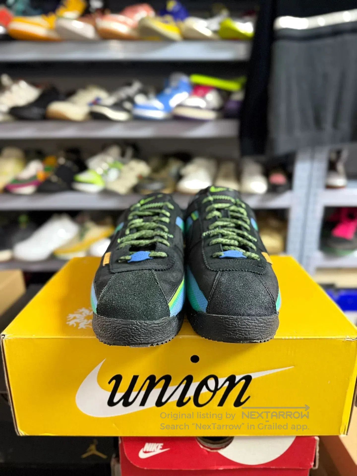 Union LA Union LA x Nike Cortez Off Noir Sneakers. Size US 10 / EU 43 - 3 Thumbnail
