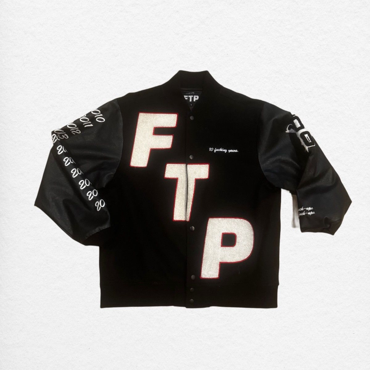 Fuck The Population FTP 10 Years Anniversary Varisty Jacket Size US S / EU 44-46 / 1 - 1 Thumbnail