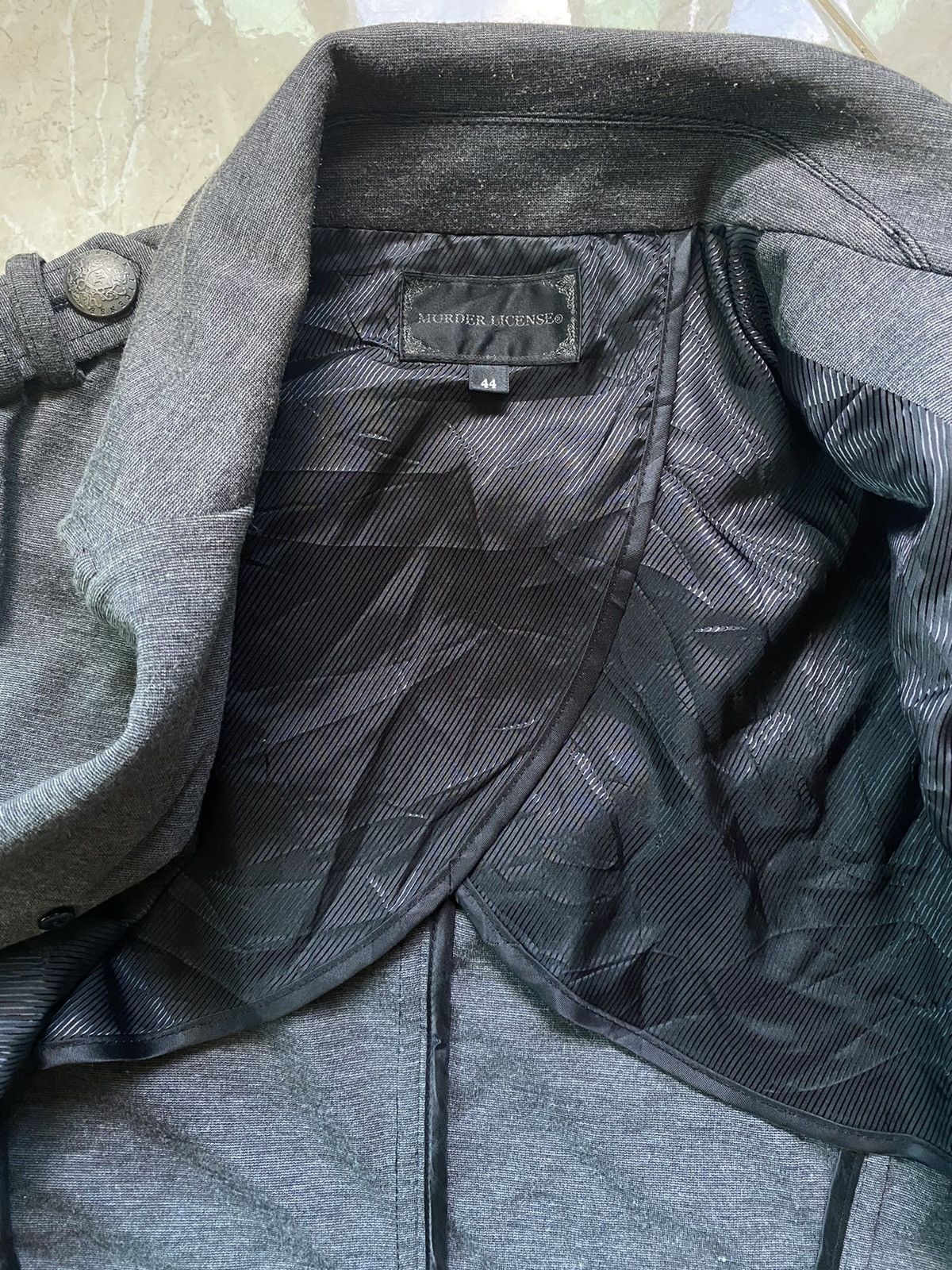 If Six Was Nine Murder License Double-Breasted Punk Jacket Size US S / EU 44-46 / 1 - 10 Thumbnail