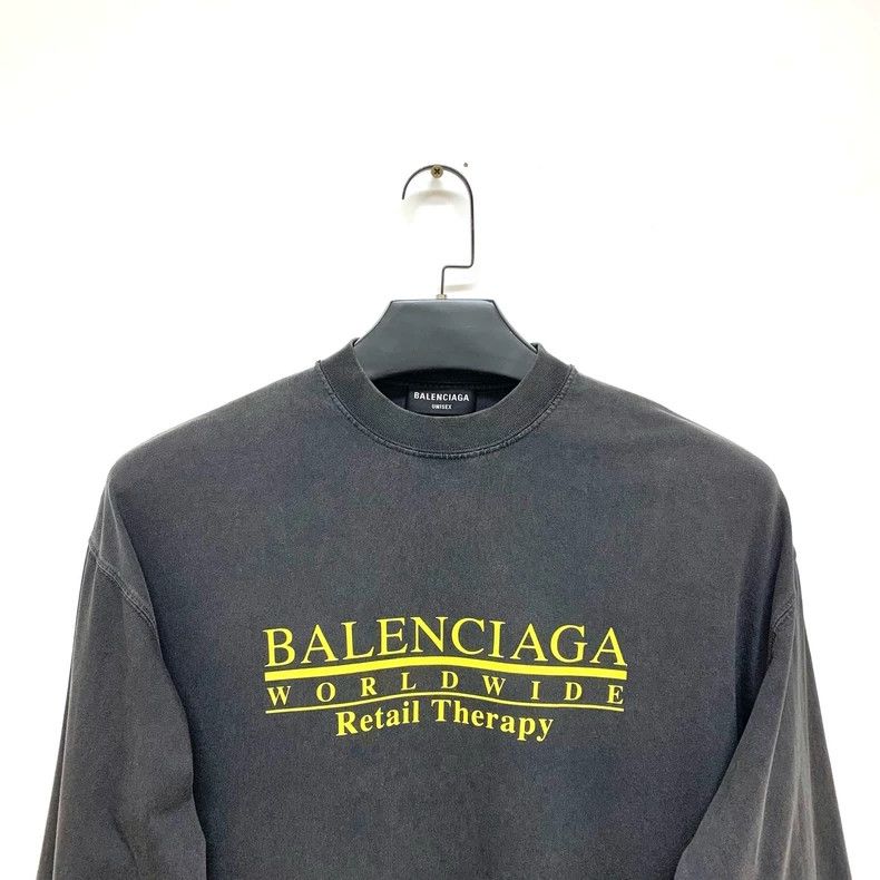 Balenciaga Balenciaga Letter-made old hoodie 2502-Nextarrow Size US S / EU 44-46 / 1 - 8 Thumbnail