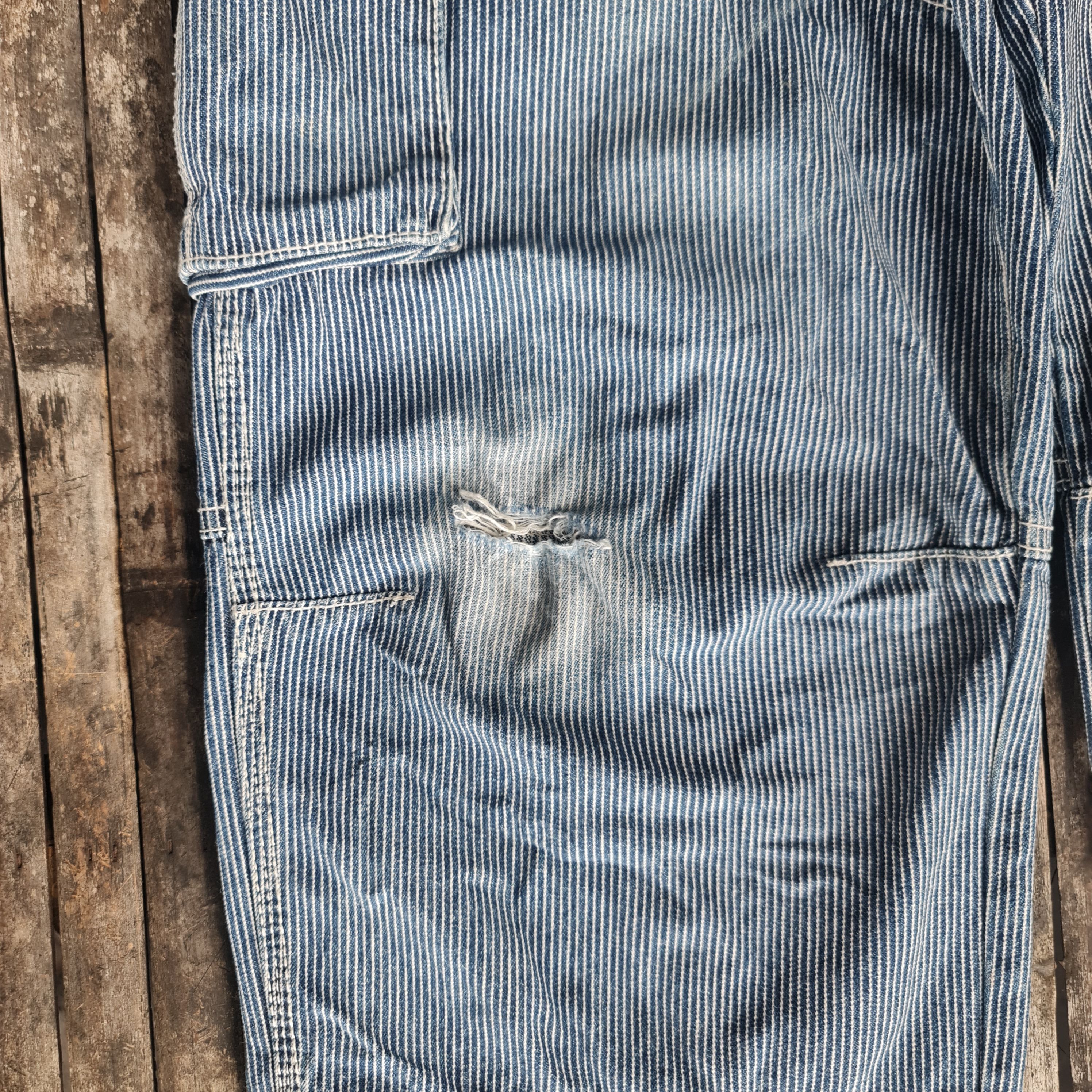 Vintage Vintage Hickory Dogman Baggy Pant j0002 Size US 32 / EU 48 - 6 Thumbnail