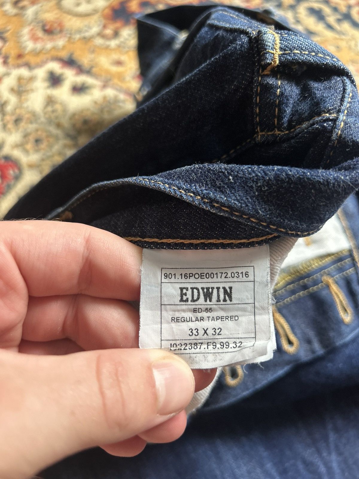 Edwin Edwin Selvedge Japanese Denim Pants 33x32 Size US 33 - 12 Thumbnail