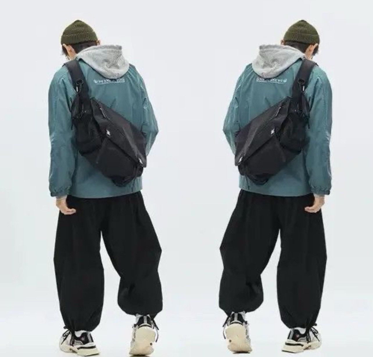 Japanese Brand × Vintage Fashion hip hop messenger shoulder bag Size ONE SIZE - 3 Thumbnail