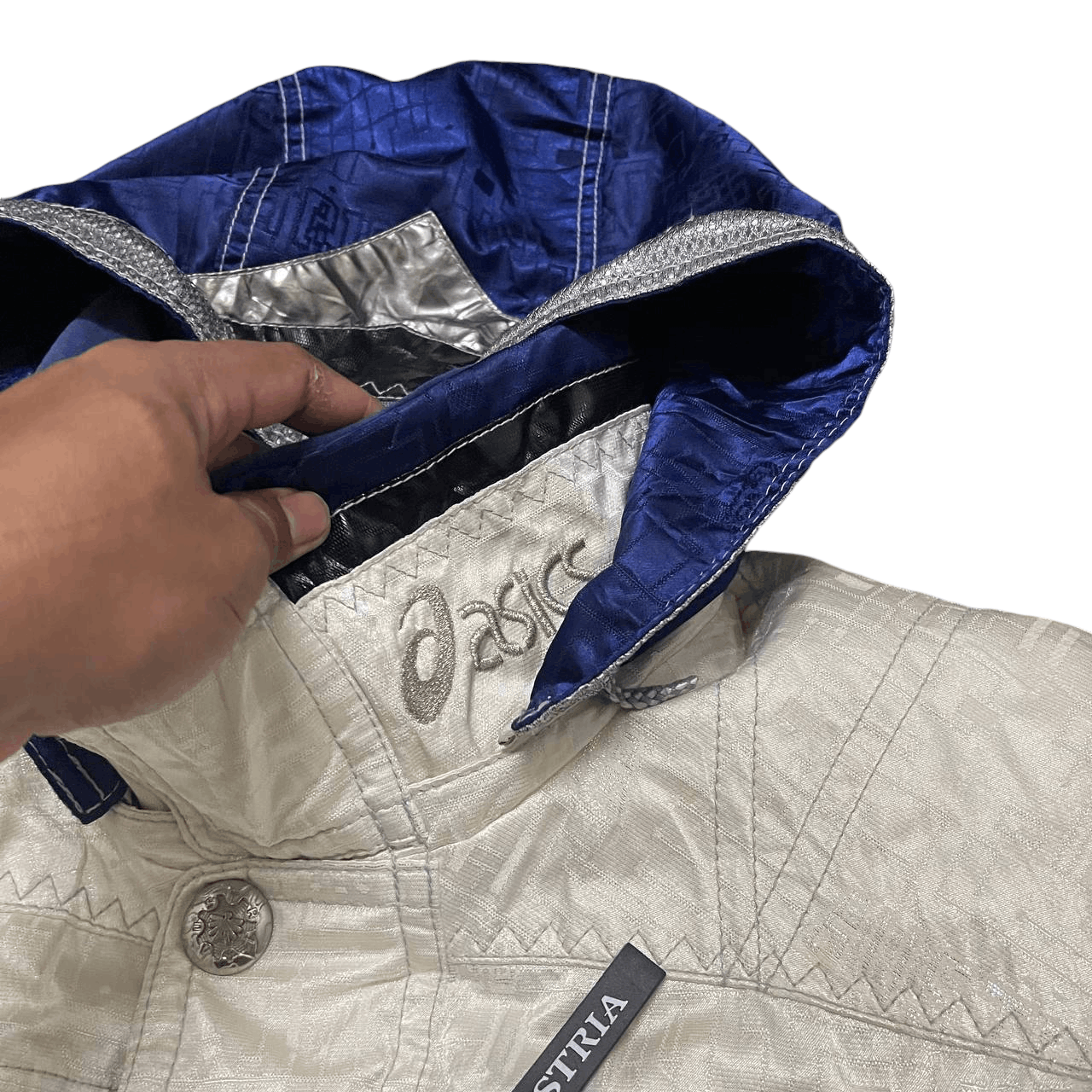 Asics Vintage Austria x Asics Ski Hooded Jacket Size US L / EU 52-54 / 3 - 8 Thumbnail