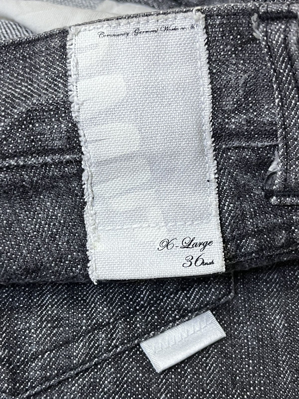 Garment Reproduction of Workers JAPANESE DENIM COMMUNITY GARMENT WORKS PATCHWORK JEANS Size US 36 / EU 52 - 18 Thumbnail