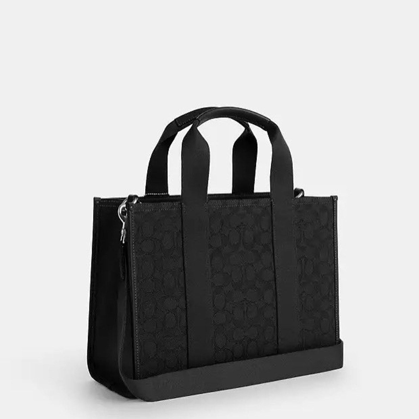 Coach NWT Coach CY368 Smith Tote Bag Signature Crossbody Black Size ONE SIZE - 9 Thumbnail