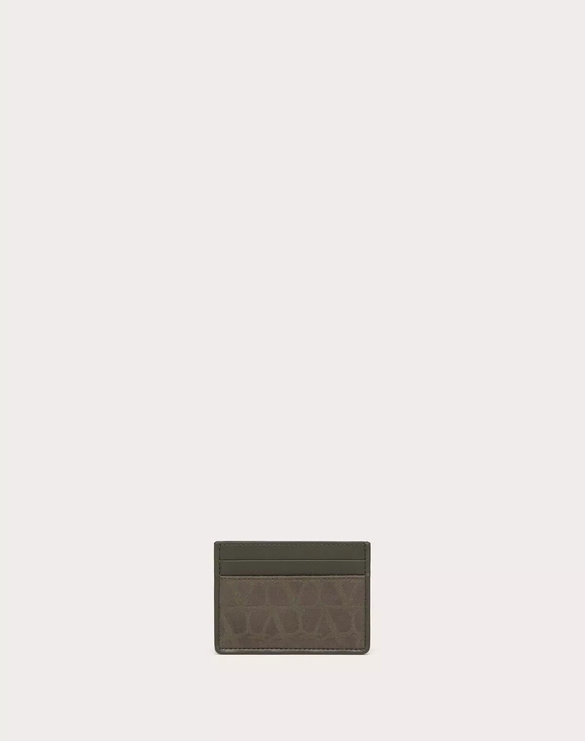 Valentino oc11z0725 Size:OS/ Iconographe Card Holder in Army Green Size ONE SIZE - 1 Thumbnail