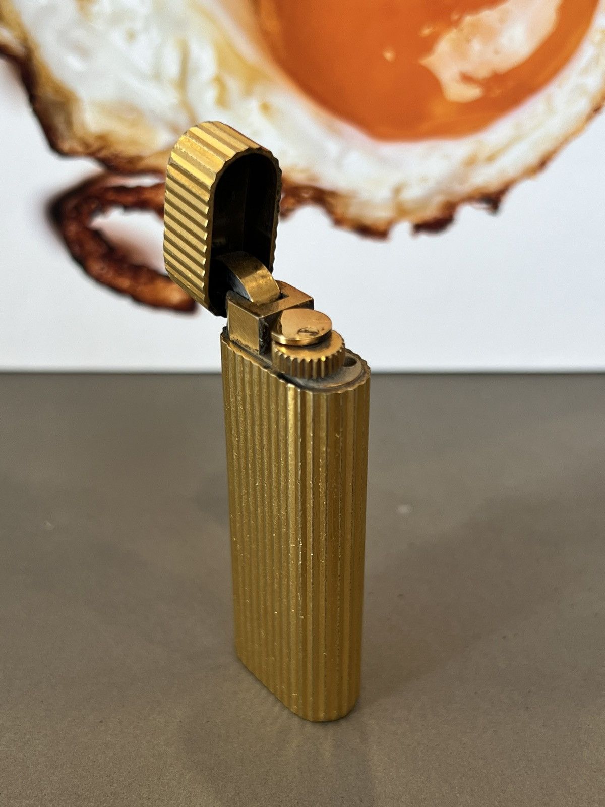 Cartier Cartier Oval Roller Gas Lighter Gold Vintage Size ONE SIZE - 5 Thumbnail