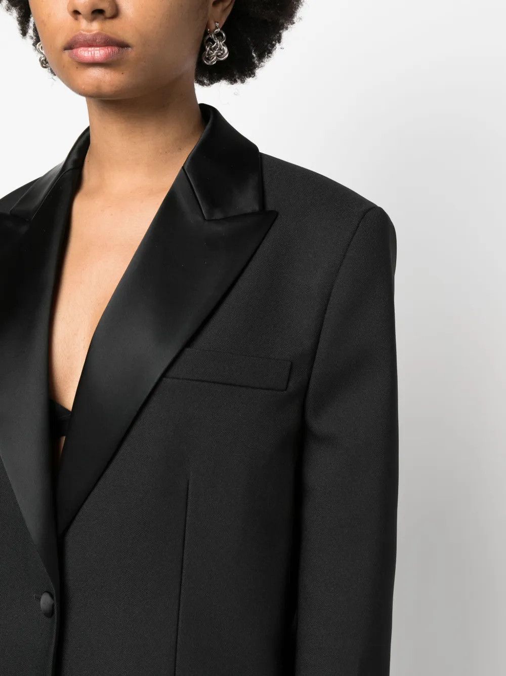 Off-White o1y1125 Blazer in Black Size XS / US 0-2 / IT 36-38 - 2 Thumbnail