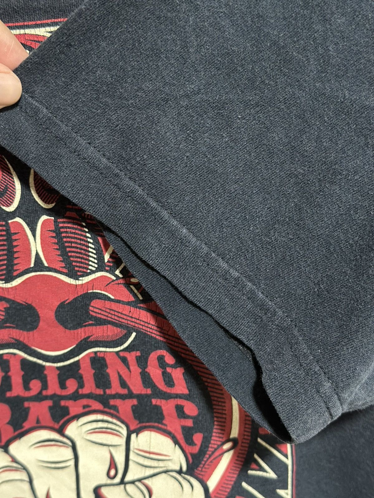 Japanese Brand × Vintage Thrashed Vintage Rolling Cradle Distress Tee Size US XL / EU 56 / 4 - 3 Thumbnail