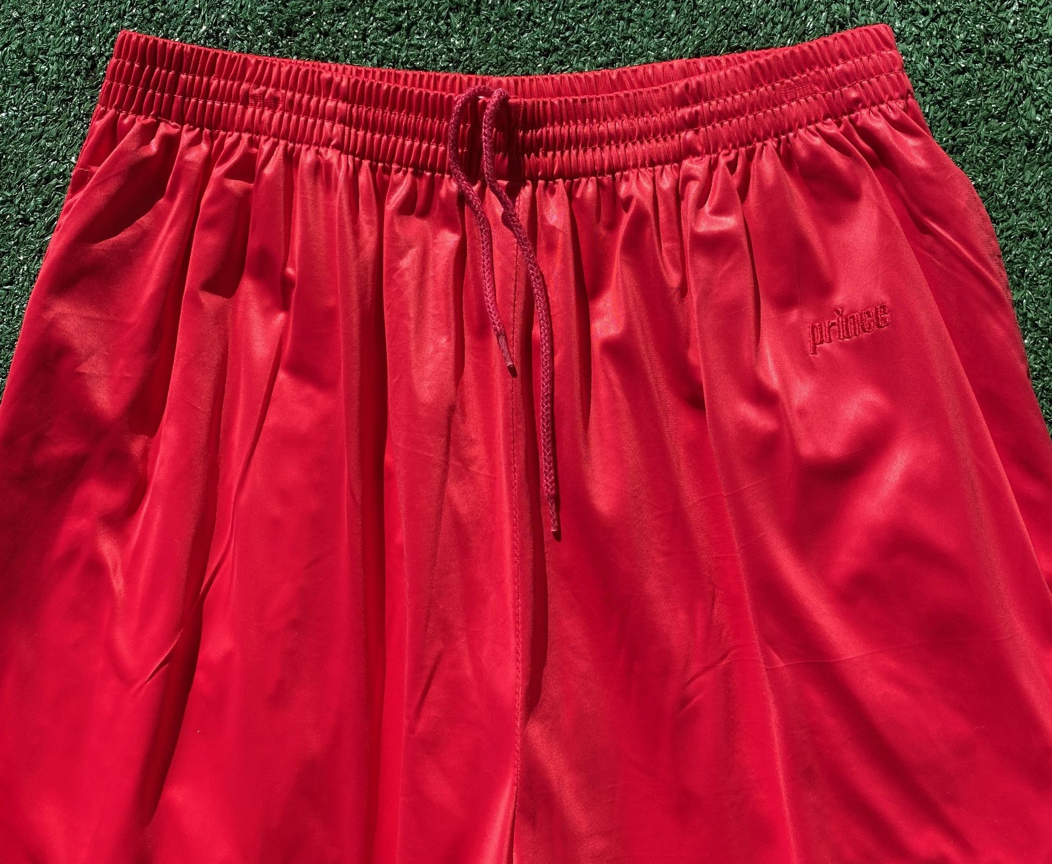 Prince 90’s Prince Shiny Hot Pink Lined Track Pants W/Pockets Large Size 36" / US 14 / IT 50 - 1 Thumbnail