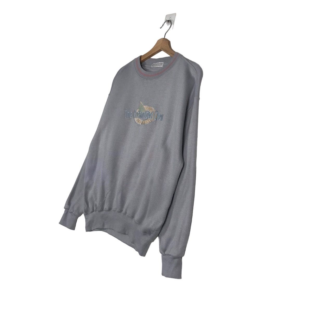 Japanese Brand 🔥Vintage Sweatshirt The Authrized Crew Embroidered Big Logo Size US M / EU 48-50 / 2 - 2 Thumbnail