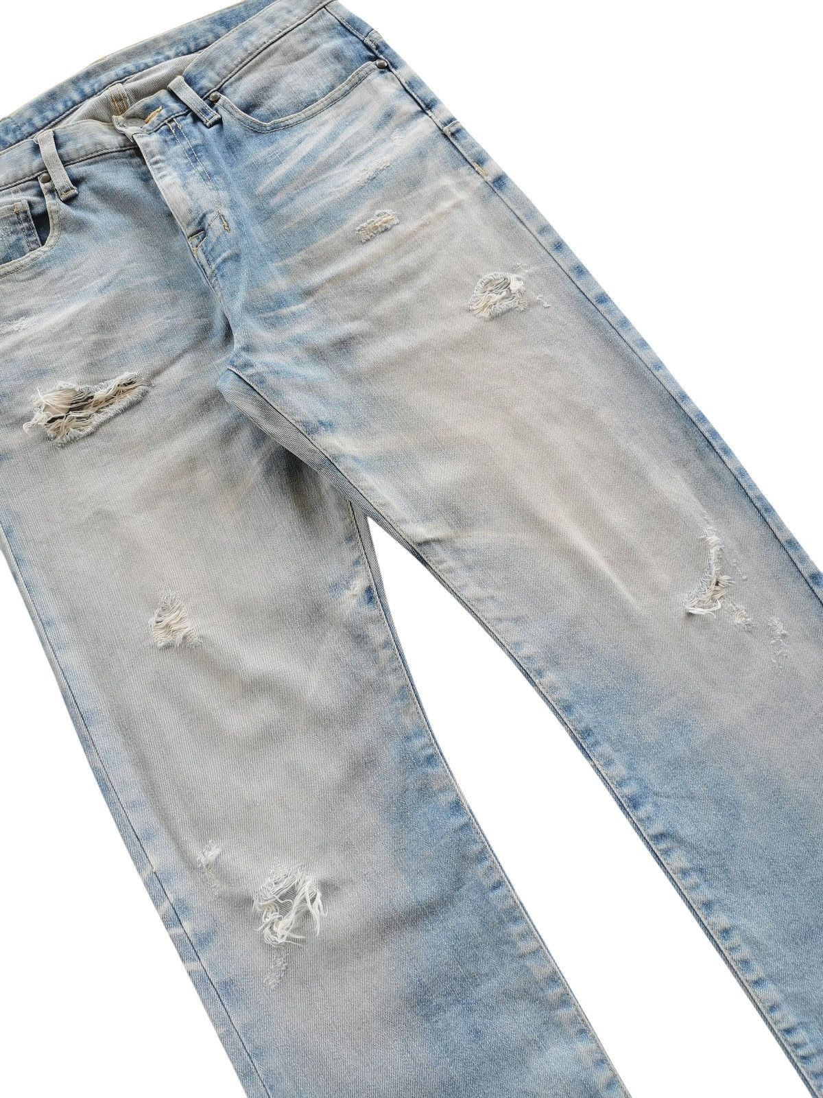 Tornado Mart Tornado Mart Distressed Jeans Made In Japan Size US 30 / EU 46 - 2 Thumbnail