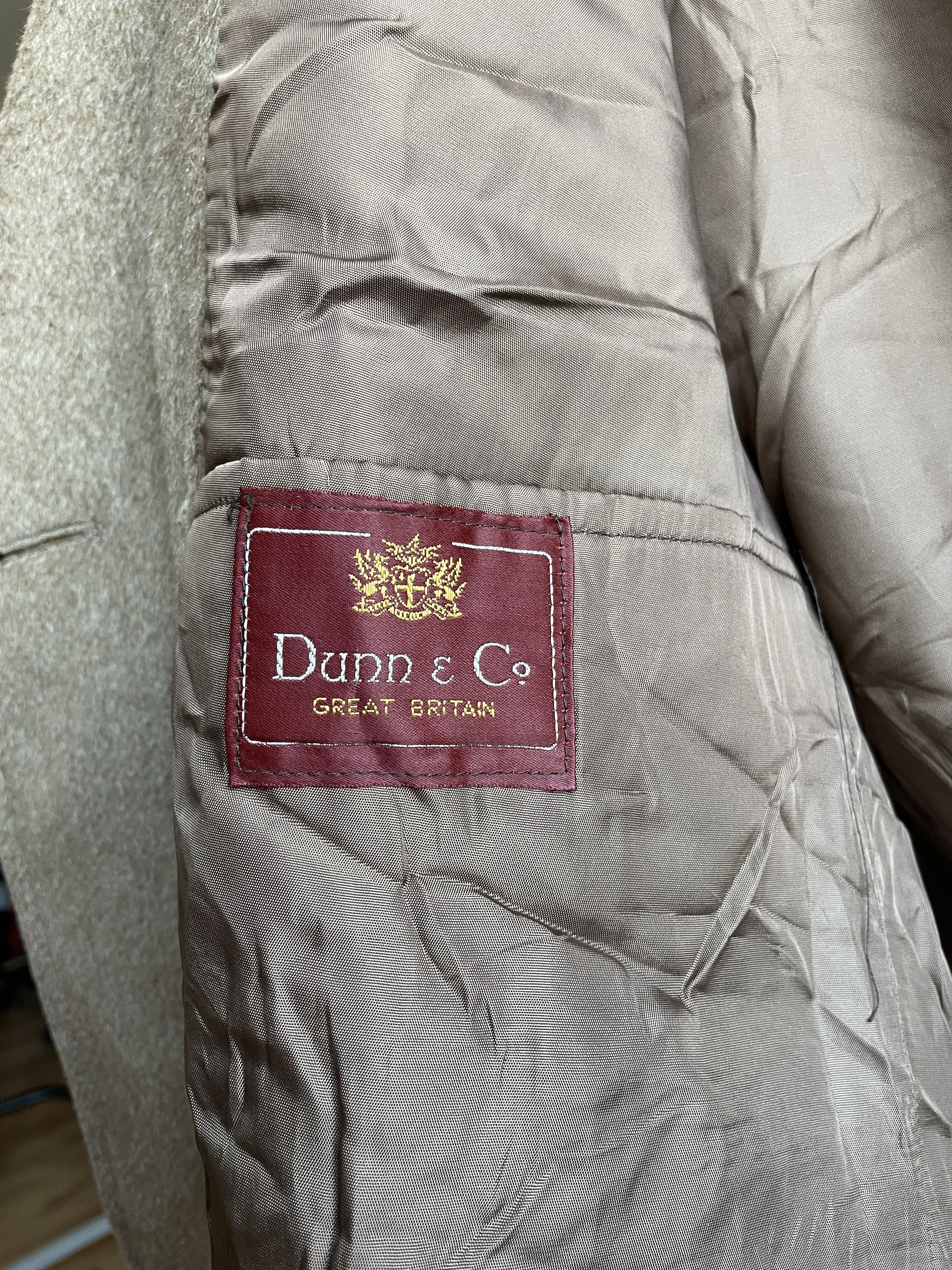 Vintage Dunn & Co Vintage Worsted Wool Double Breasted Overcoat Size US L / EU 52-54 / 3 - 7 Thumbnail