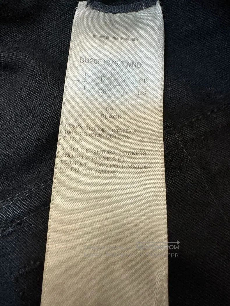 Rick Owens Drkshdw Rick Owens DRKSHDW Nylon Paneled Cargo Pants. Size US 31 - 6 Thumbnail