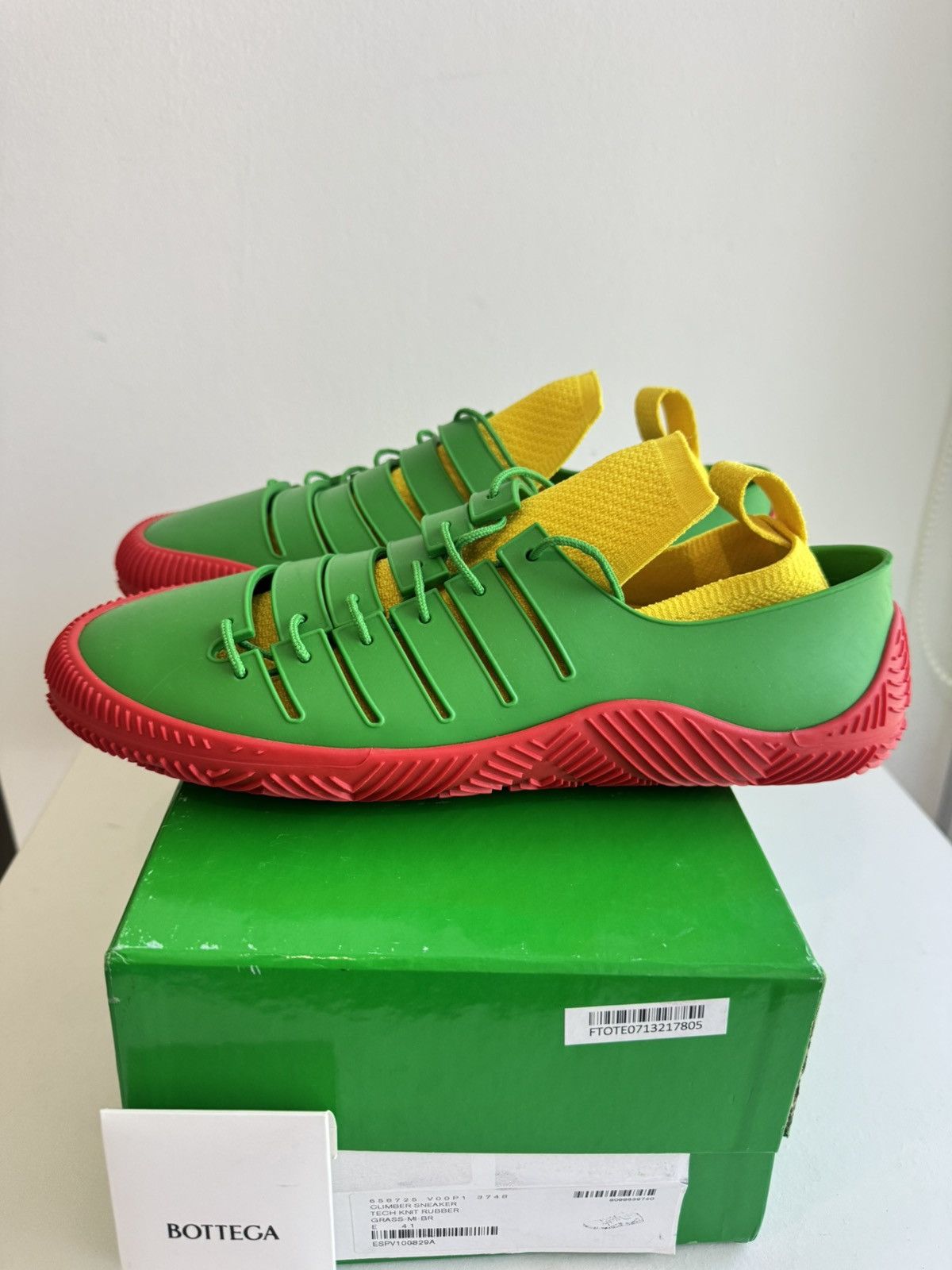 Bottega Veneta Bottega Veneta Tech Knit Rubber Climber Sneaker Shoe Size US 8 / EU 41 - 3 Thumbnail