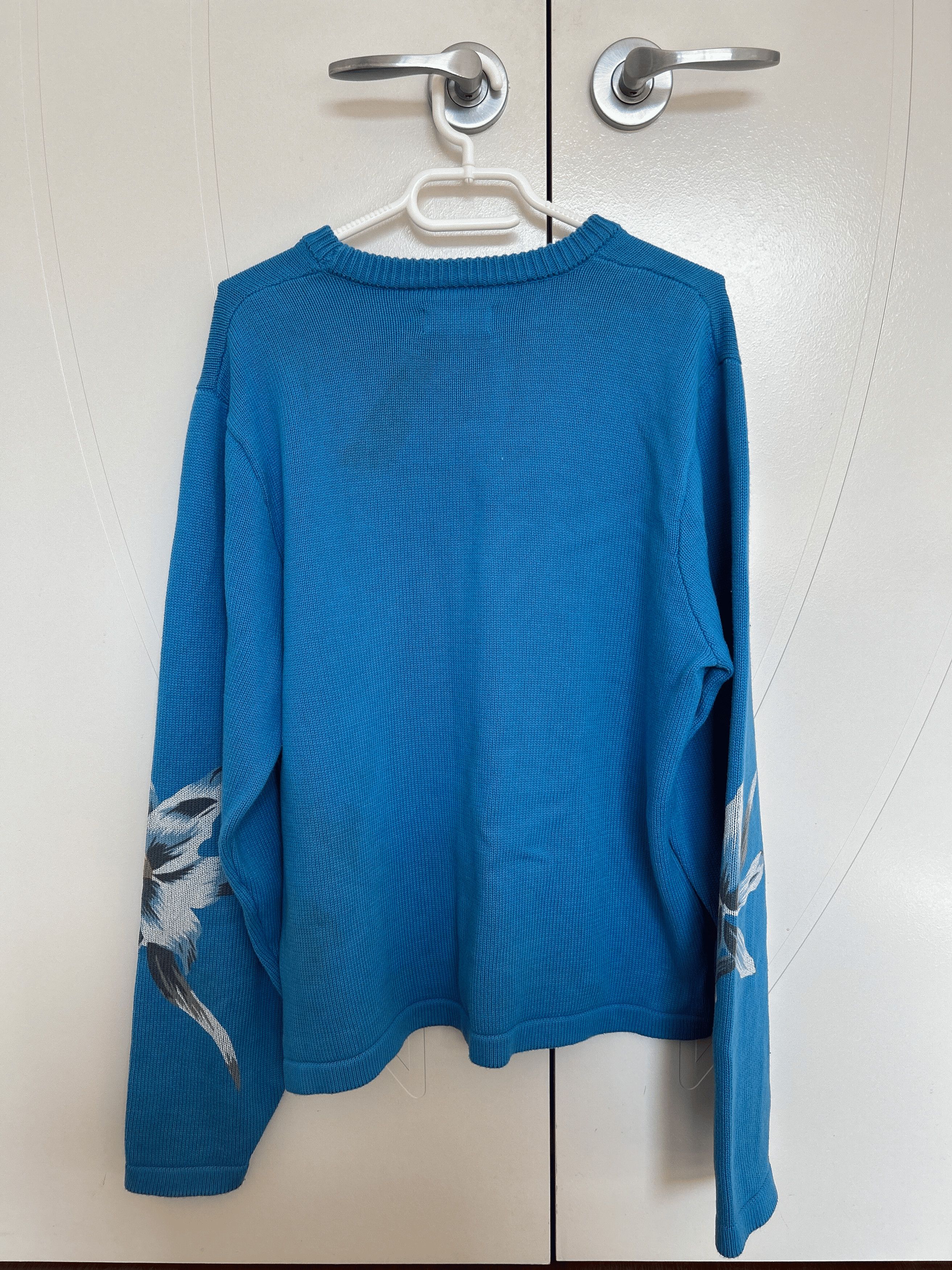Stussy [Stussy] ORCHID KNIT SWEATER (BLUE) Size US S / EU 44-46 / 1 - 2 Thumbnail