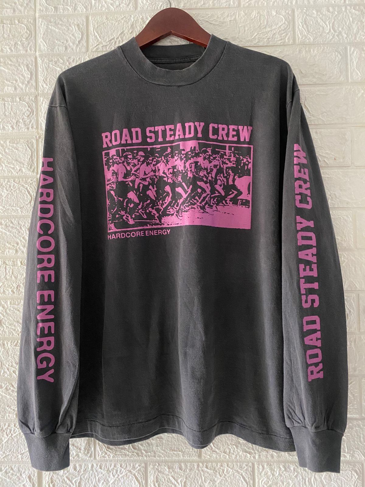 Vintage Clashcityrunners Road steady crew Long sleeve Size US L / EU 52-54 / 3 - 3 Thumbnail
