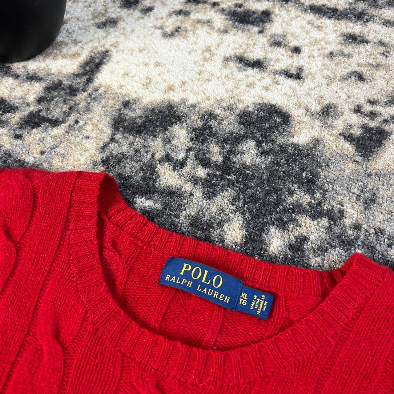 Polo Ralph Lauren Polo Ralph Lauren Luxury Cable Knit Sweater Size US XL / EU 56 / 4 - 5 Thumbnail