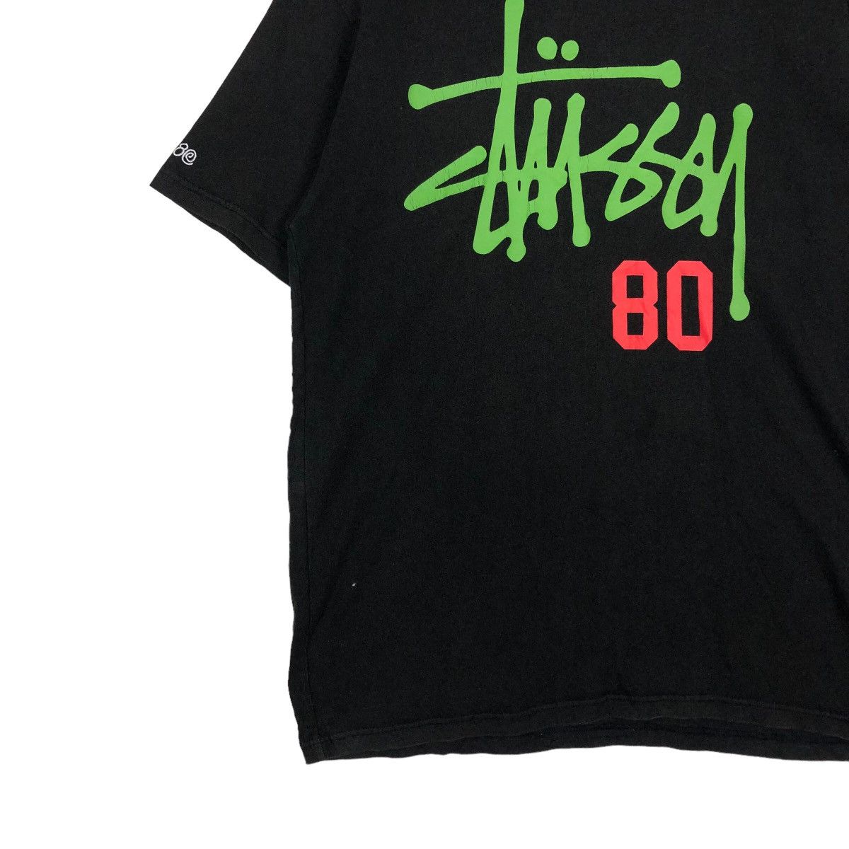 Stussy 🔥Stussy 80 Local Color IKBKB T-Shirt Big Logo Spell Out Size US L / EU 52-54 / 3 - 4 Thumbnail