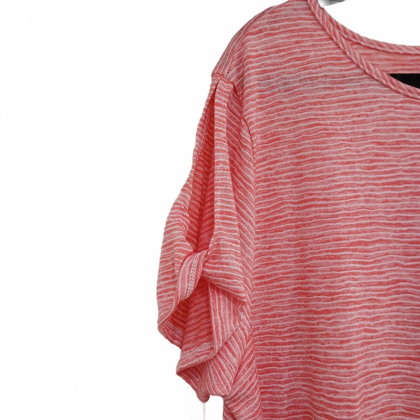 Designer XL Ruby Rd Red and White striped t shirt dress Size XL / US 12-14 / IT 48-50 - 4 Thumbnail