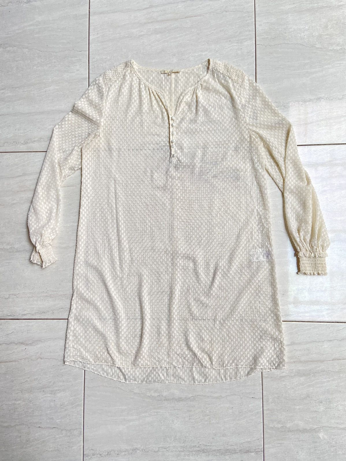 Maje MAJE White Motive Dress Size M / US 6-8 / IT 42-44 - 1 Thumbnail