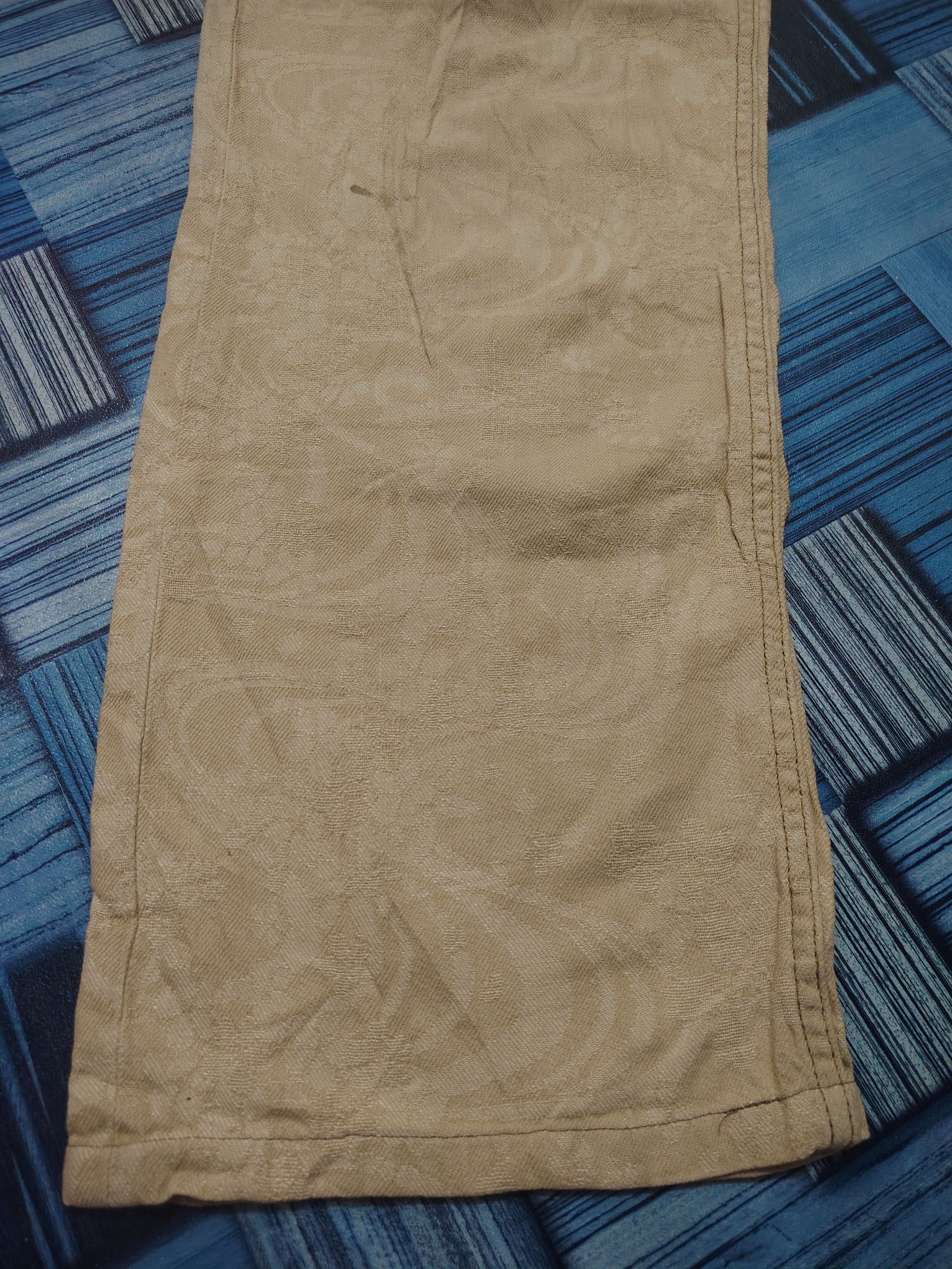 Karakuri Tamashii Rare Full Embroidered Japanese Sakura Flowers Jeans Size US 32 / EU 48 - 10 Thumbnail