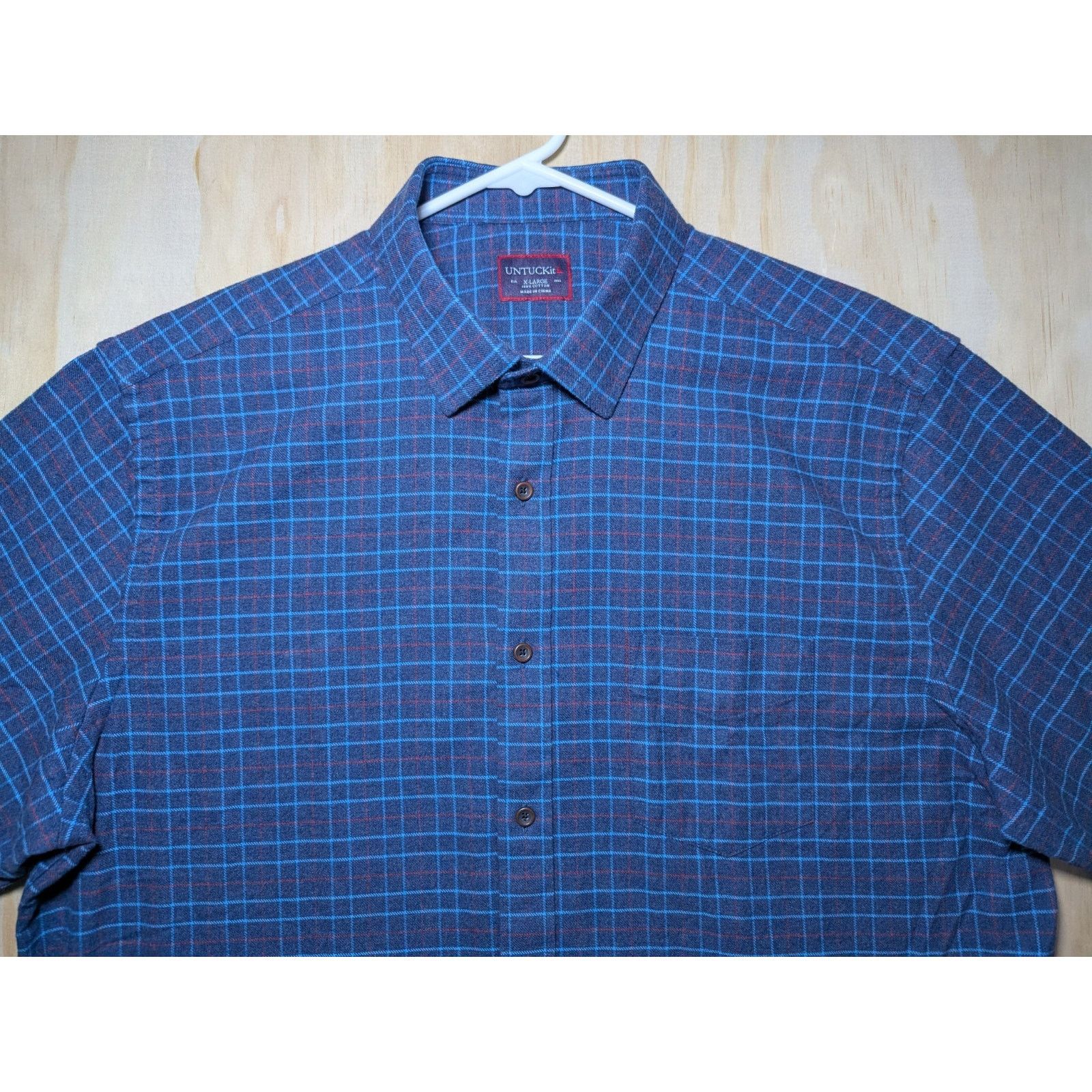 UNTUCKit UNTUCKit Men's XL Treleaven Shirt Long Sleeve Button Up Size US XL / EU 56 / 4 - 5 Thumbnail