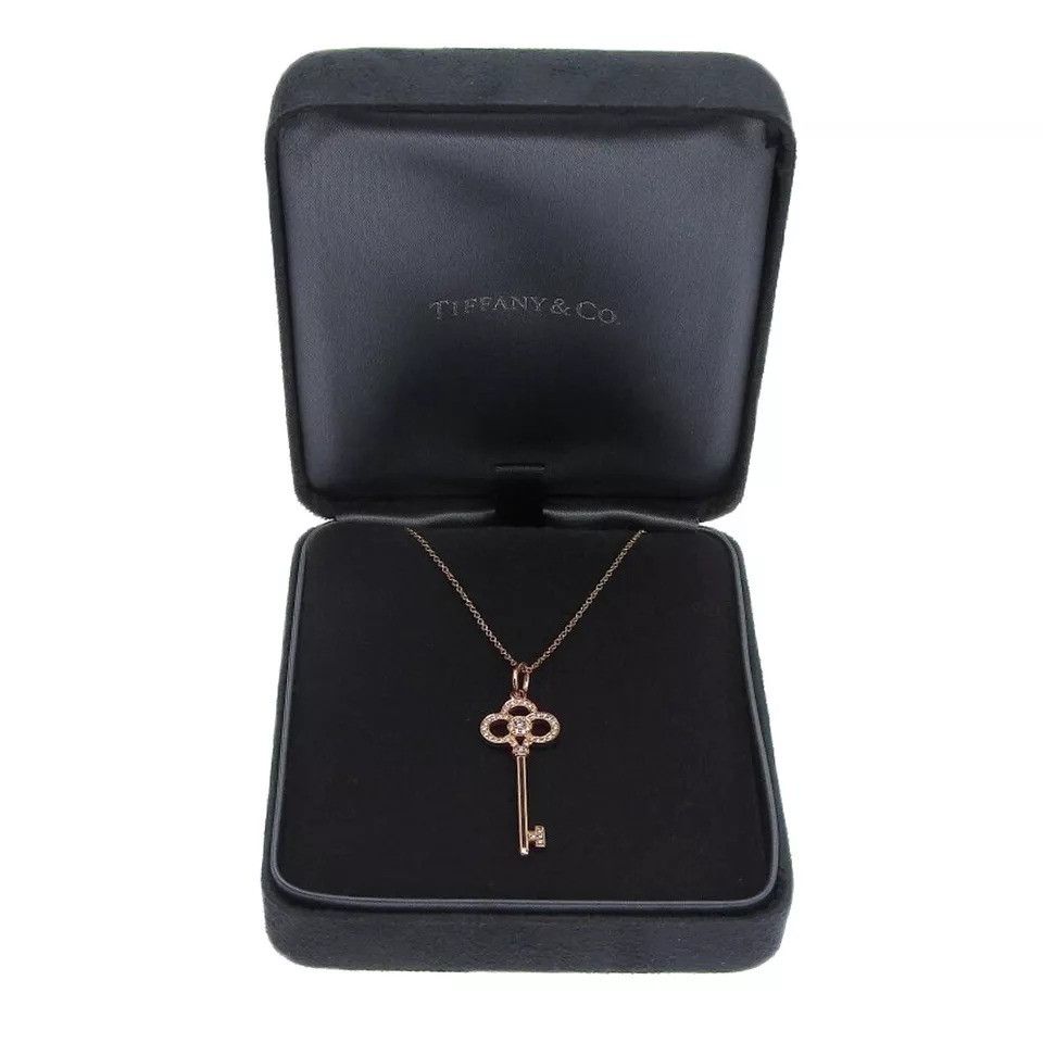 Tiffany & Co. TIFFANY&Co. Lock Crown Key Necklace K18 Pink Gold Size ONE SIZE - 6 Thumbnail