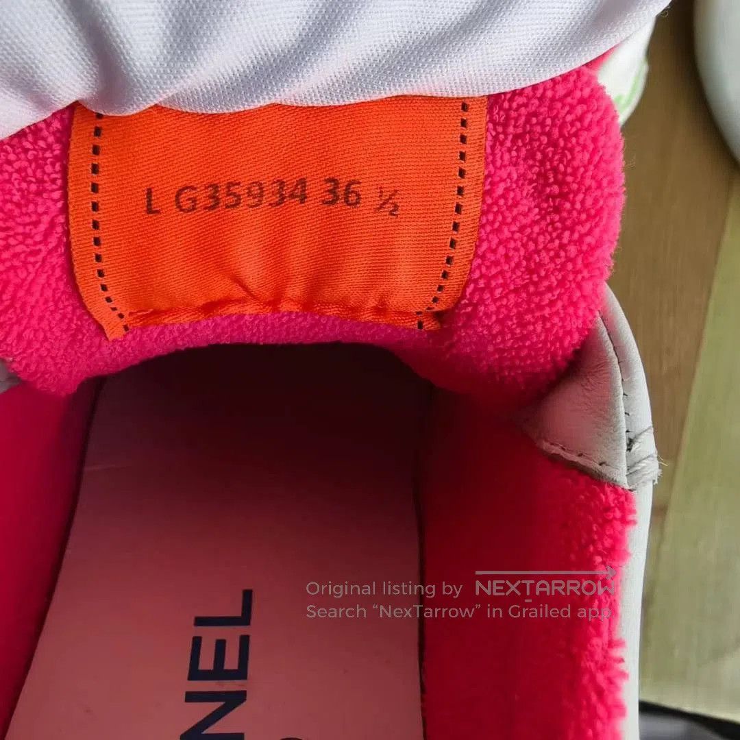 Chanel CHANEL Candy Color Low-Top Sneakers. Size US 5.5 / IT 35.5 - 6 Thumbnail
