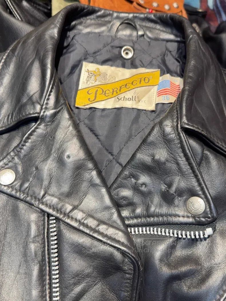 Schott Schott Leather coat Size US L / EU 52-54 / 3 - 7 Thumbnail