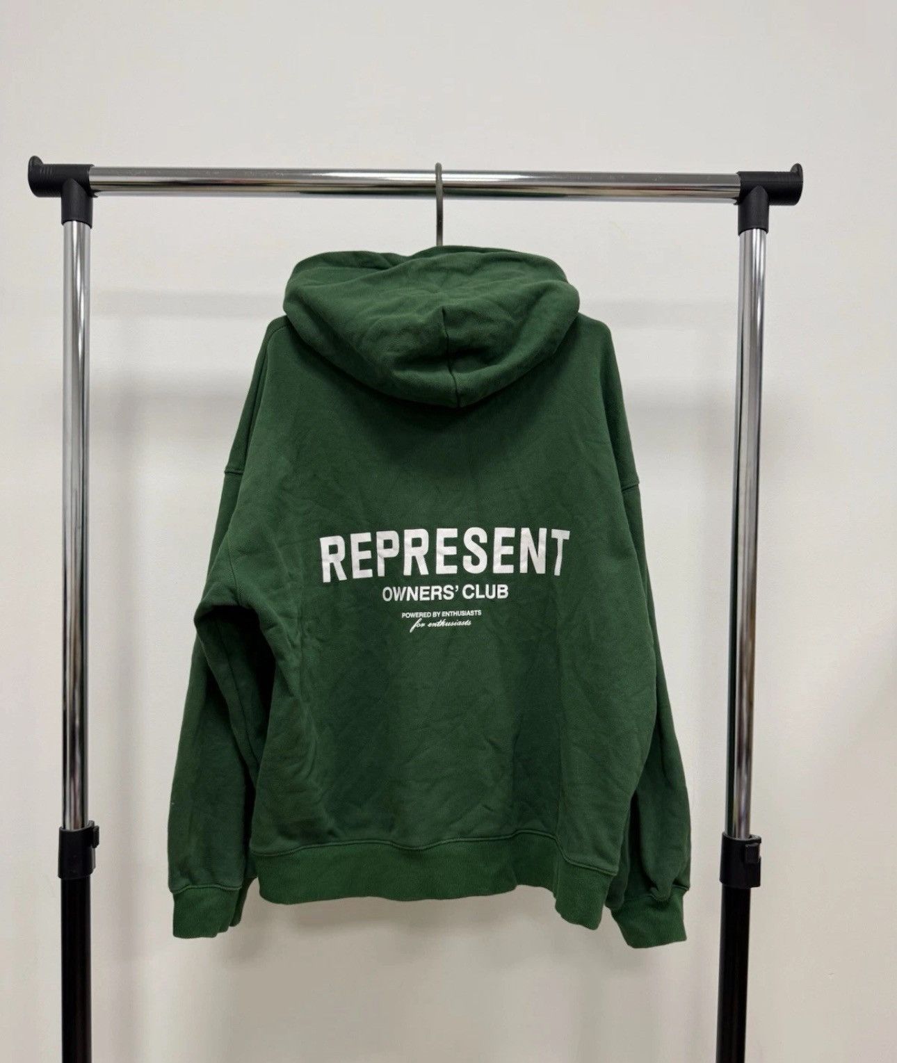 Represent Clo. Represent Owners Club Oversize Hoodie Green Mens M Size Size US M / EU 48-50 / 2 - 2 Thumbnail