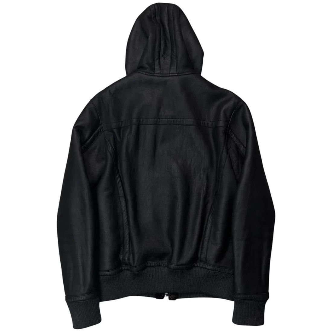 Dirk Bikkembergs Dirk Bikkembergs Hooded Faux Fur Lined Leather Jacket - AW10 Size US L / EU 52-54 / 3 - 3 Thumbnail