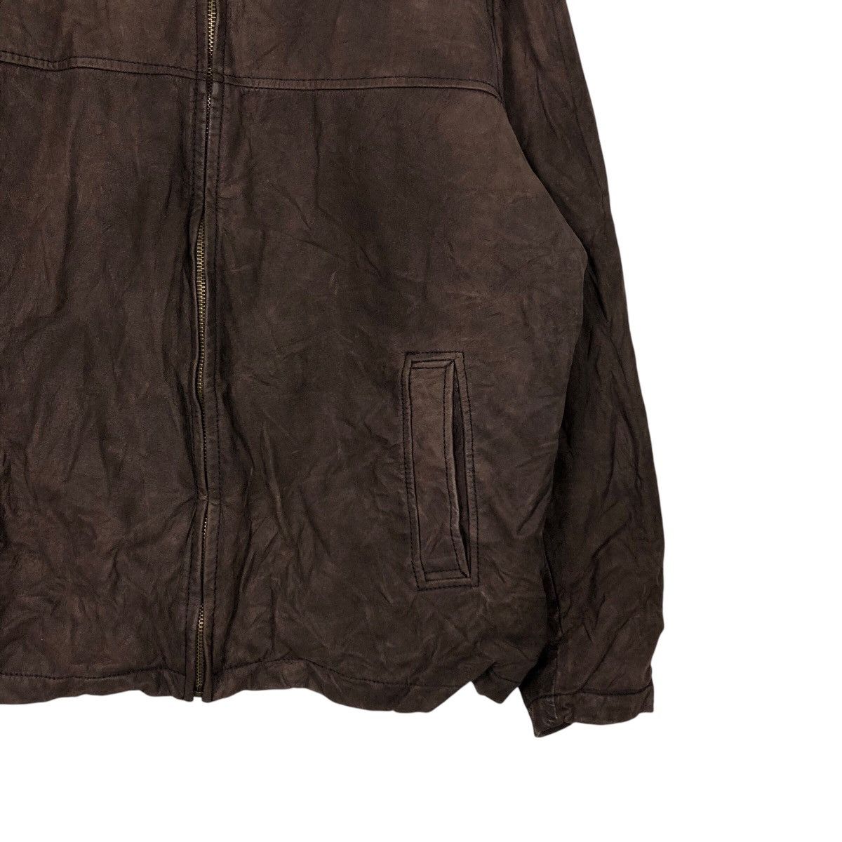 Genuine Leather 📌Vintage Genuine Leather Jacket Tommy Hilfiger Blanket Size US XL / EU 56 / 4 - 5 Thumbnail