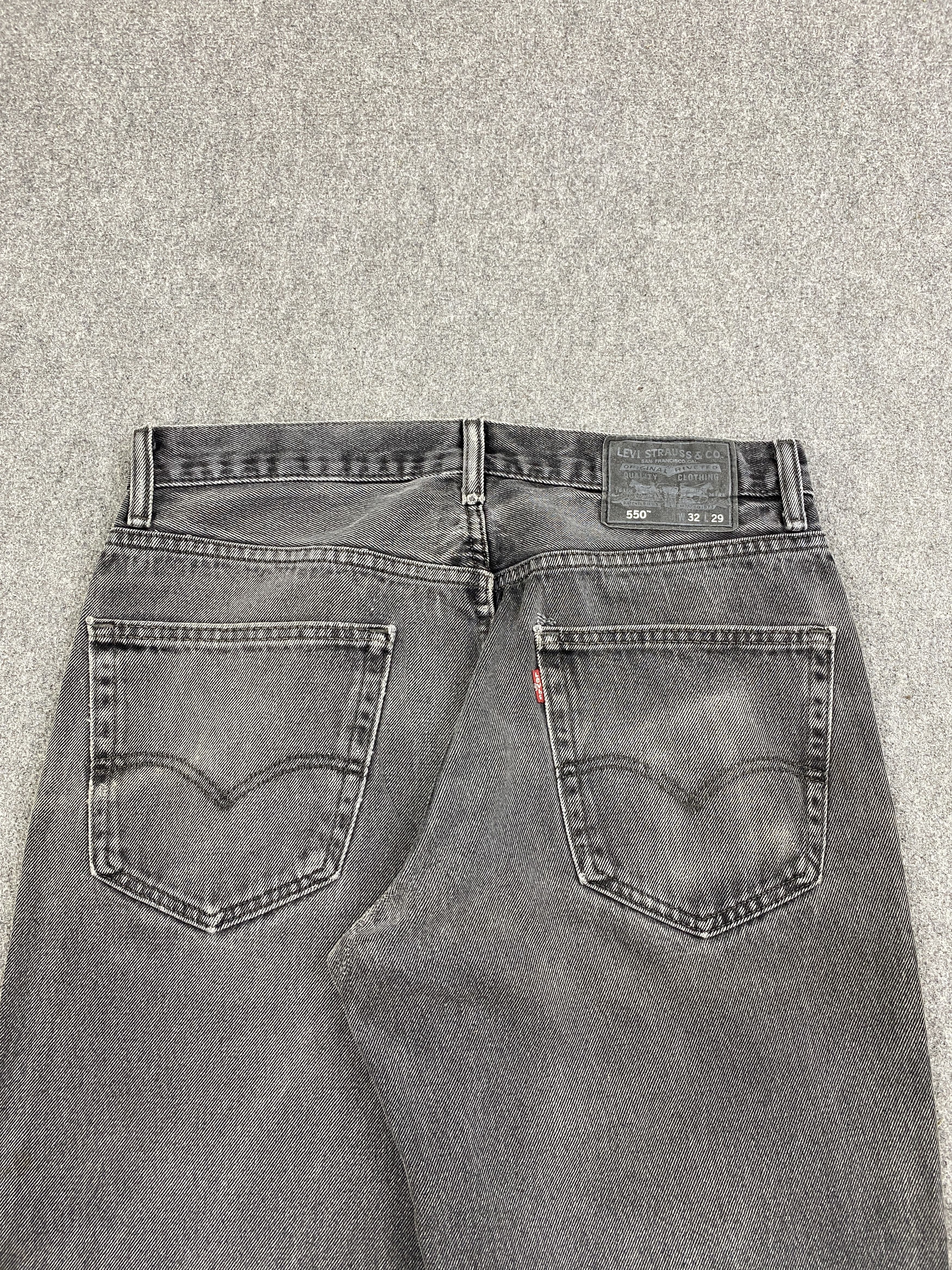 Levi's Vintage Levis 505 Faded Black Jeans DJ0051 Size US 32 / EU 48 - 4 Thumbnail