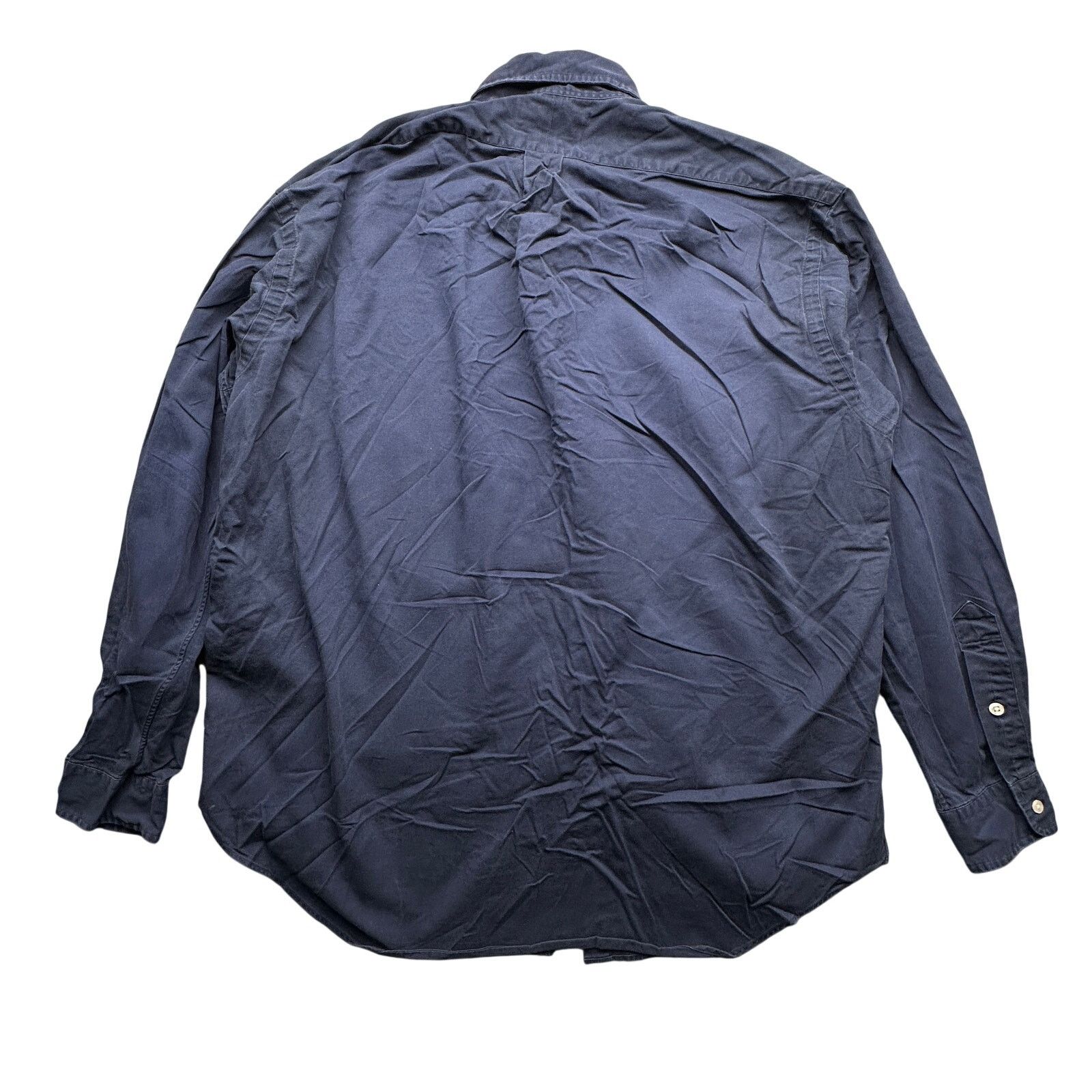 Ralph Lauren Ralph Lauren Blake Twill Button Down Shirt Mens Large Navy Size US L / EU 52-54 / 3 - 2 Thumbnail