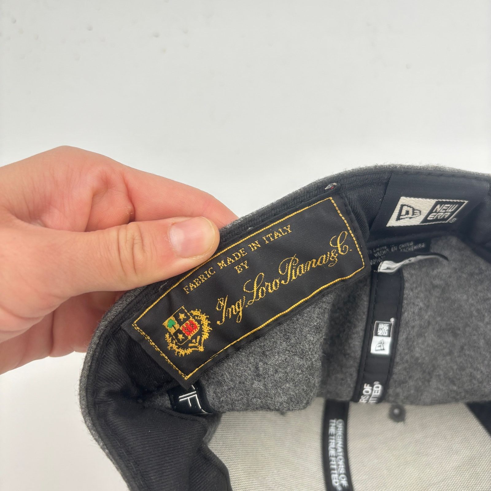 Loro Piana × New Era × Supreme Supreme x Loro Piana Wool Cashmere Fitted Cap 71/2 New Era Size ONE SIZE - 11 Thumbnail