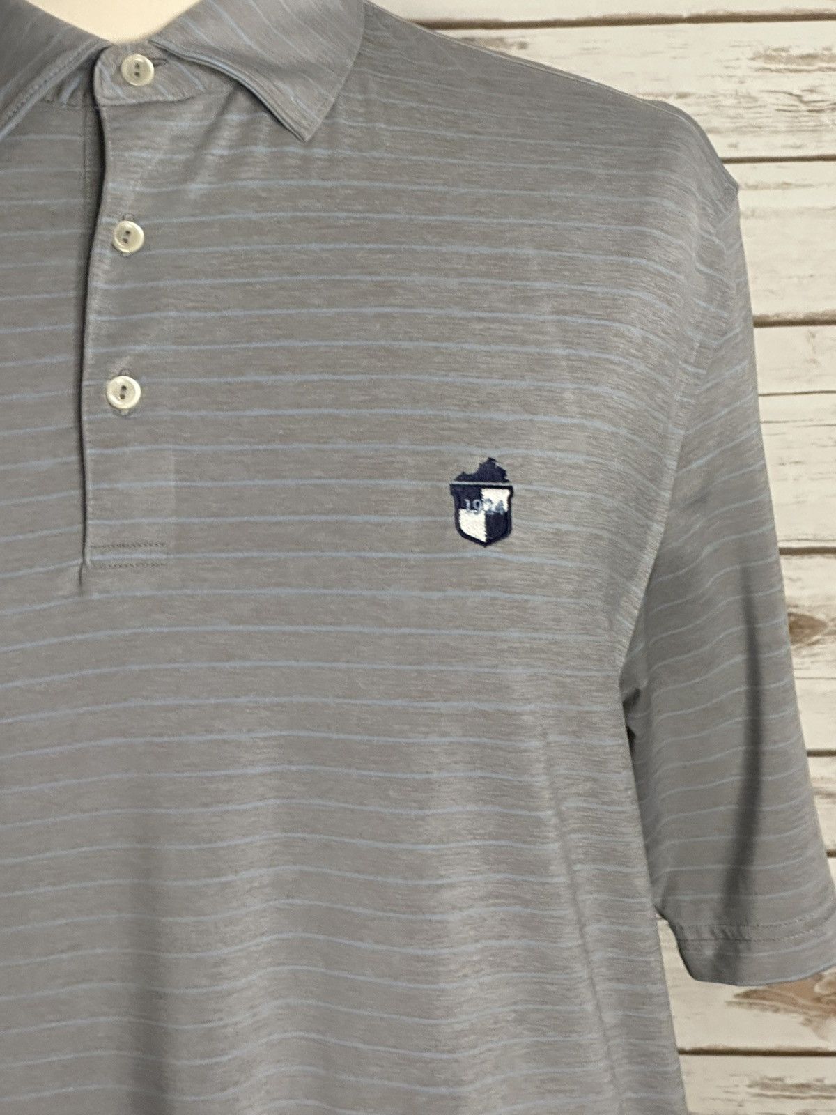Peter Millar Peter Millar striped short sleeve polo shirt Size Large" Size US L / EU 52-54 / 3 - 3 Thumbnail