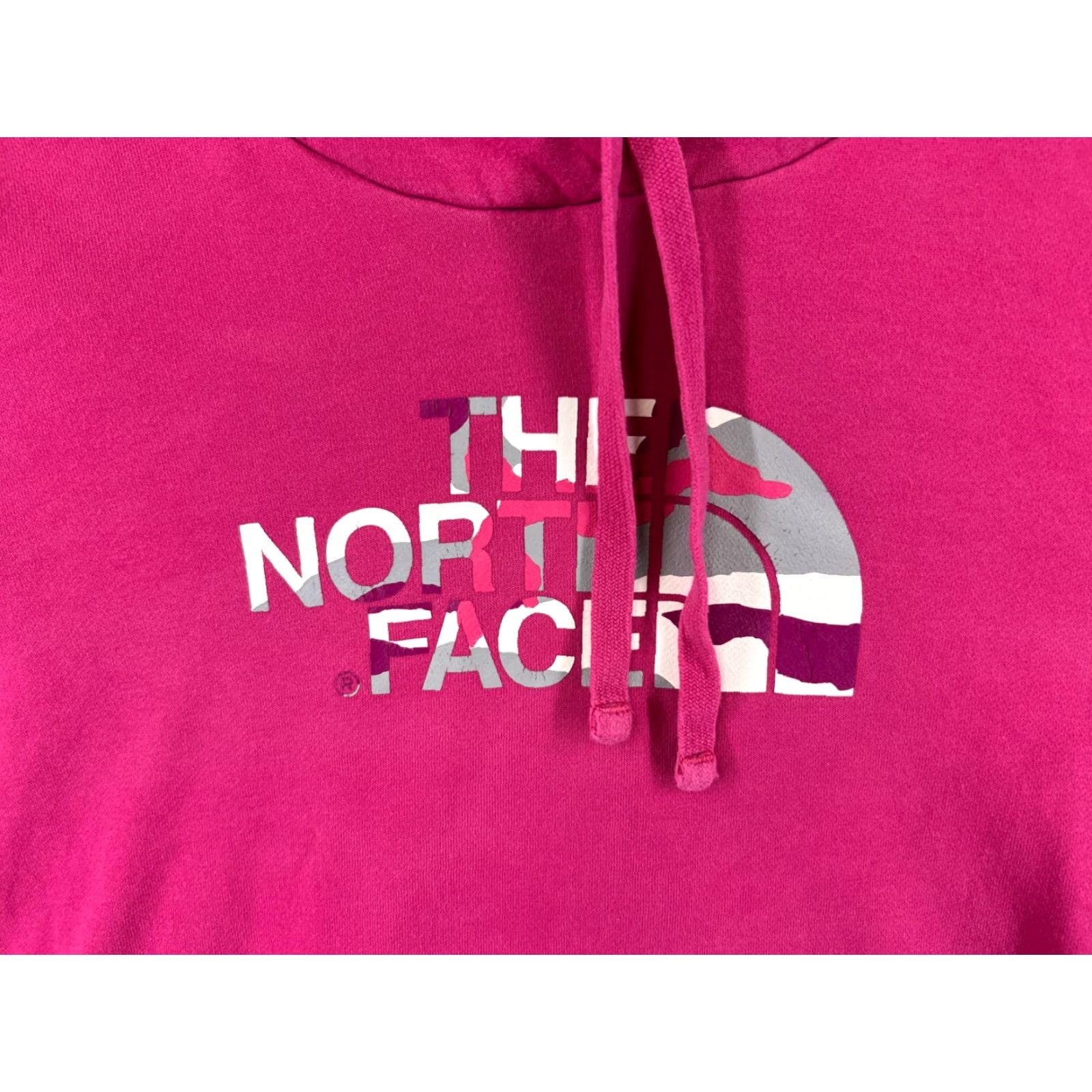 The North Face The North Face Hoodie Womens M Pink Pullover Cotton Blend Pocket Logo Crew Neck Sweatshirt Size M / US 6-8 / IT 42-44 - 6 Thumbnail